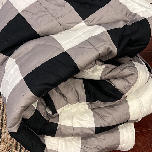 Beddys checked out twin zipper bedding- minky - Picture 4 of 7